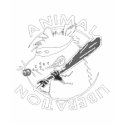 Vegetarian Vegan Animal Liberation T-shirt by anarchy_now Vegetarian Vegan Animal Liberation T-shirt