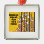 Vegetarian, Vegan Christmas Tree Ornament