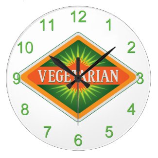 Vegetarian Wall Clocks