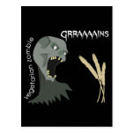 Vegetarian Zombie wants Graaaains! Postcards