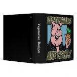 Vegetarians are Cool 3 Ring Binders