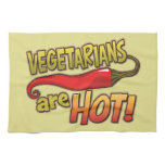 Vegetarians Are Hot Funny Kitchen Towel