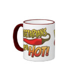 Vegetarians Are Hot Ringer Mug
