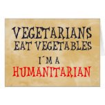 Vegetarians Greeting Card