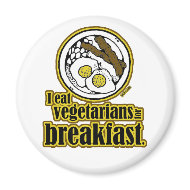 Vegetarians for Breakfast magnet