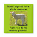 Vegetarians Nightmare magnet