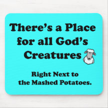 Vegetarians Nightmare Mousepad