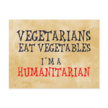 Vegetarians postcards by SillyShirts Vegetarians postcards