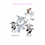 Vegetarians Rule! T Shirts