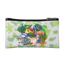 Veggie Basket Cosmetic Bags
