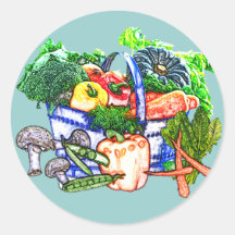 Veggie Basket Sticker