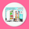 Veggie Cannibals Funny Offbeat Cartoon Gifts magnets by beardiethor123 Veggie Cannibals Funny Offbeat Cartoon Gifts magnets