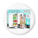 Veggie Cannibals Funny Offbeat Cartoon Gifts magnets by beardiethor123 Veggie Cannibals Funny Offbeat Cartoon Gifts magnets