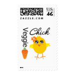 Veggie Chick Postage Stamps
