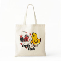 Veggie Chick Tote Bag