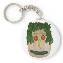 Veggie Face Key Chains