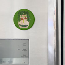 Veggie Face Refrigerator Magnet