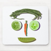Veggie Face mousepads