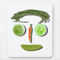 Veggie Face mousepads