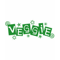 Veggie, For Vegetarians and Vegans T-Shirt by BiskerVille Veggie, For Vegetarians and Vegans T-Shirt