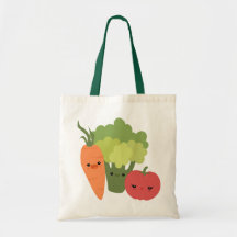Veggie Friends Canvas Bags