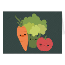 Veggie Friends Greeting Card