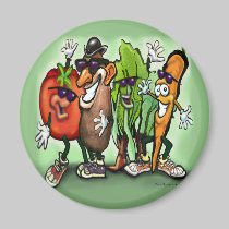 Veggie Gang magnets