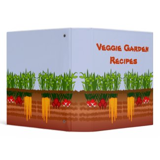 Veggie Garden, Recipes Binder binder