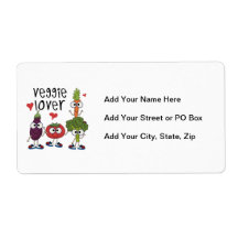 Veggie Lover Shipping Label