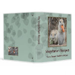 Veggie Loving Squirrels Binder