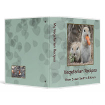 Veggie Loving Squirrels Binder by poozybear Veggie Loving Squirrels Binder
