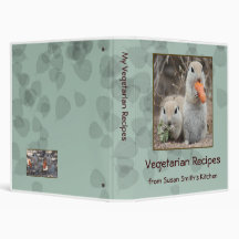 Veggie Loving Squirrels Binder