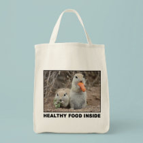 Veggie Loving Squirrels Canvas Tote bags