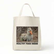 Veggie Loving Squirrels Canvas Tote bags