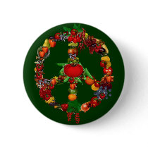 Veggie Peace Sign buttons by orsobear Veggie Peace Sign buttons
