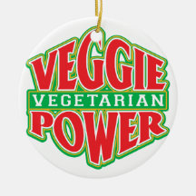 Veggie Power Ornaments