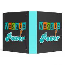 Veggie Power Recipe Book binders by vegetariangiftshop Veggie Power Recipe Book binders