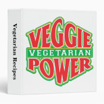 Veggie Power Vinyl Binder