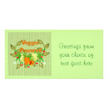 Veggie Powered Photo Card Template