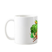 Veggie salad design on mug