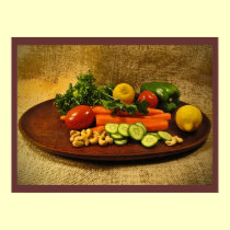 Veggie Salad Plate posters