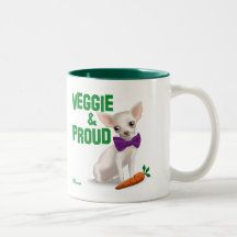 Veggie y orgulloso tazas