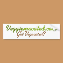 veggiemacated.com bumper sticker! bumper stickers