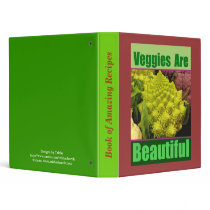 Veggies are Beaautiful Vinyl Binders