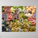 Veggies at Pikes Place Market in Beautiful Seattle Posters