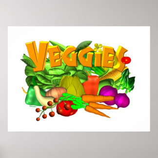 Funny Vegetables Posters & Prints