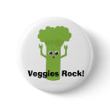 Veggies Rock! buttons by TheColorRed Veggies Rock! buttons