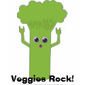 Veggies Rock! t-shirts by TheColorRed Veggies Rock! t-shirts