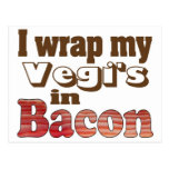Vegi Wrapped Bacon Post Cards