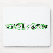 VegiCow Banner 3 large Mouse Pads